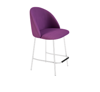 Полубарный стул SHT-ST35 / SHT-S29P-1 (ягодное варенье/белый муар) в Нальчике