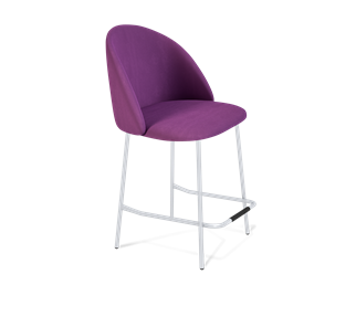 Полубарный стул SHT-ST35 / SHT-S29P-1 (ягодное варенье/хром лак) в Нальчике