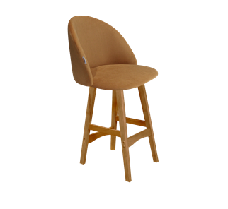 Полубарный стул SHT-ST35 / SHT-S65-1 (горчичный/светлый орех) в Нальчике