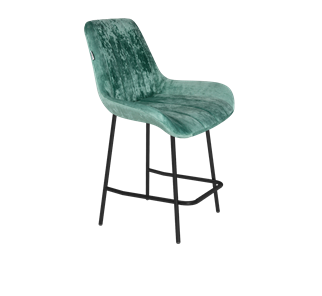 Полубарный стул SHT-ST37 / SHT-S29P-1 (зеленый чай/черный муар) в Нальчике