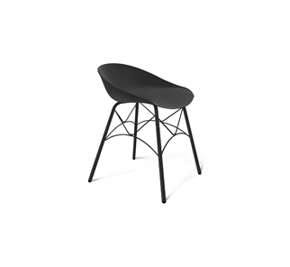 Кухонный стул SHT-ST19/S107 (черный/черный муар) в Нальчике