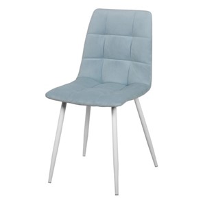 Мягкий стул Чили СРП-052 Эмаль белый голубой в Нальчике - предосмотр