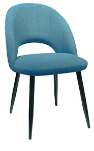 Обеденный стул 217 V16 голубой/черный в Нальчике
