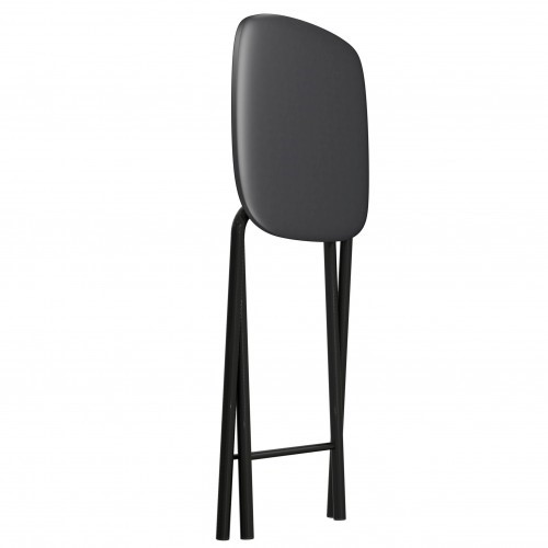 Табурет кухонный Складной СРП-013КВ (квадратное сиденье) Эмаль, черный в Нальчике - изображение 1