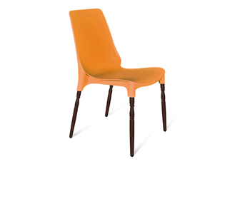 Обеденный стул SHT-ST75/S424-F (оранжевый/коричневый муар) в Нальчике