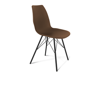 Обеденный стул SHT-ST29/S37 (коричневый ral 8014/черный муар) в Нальчике
