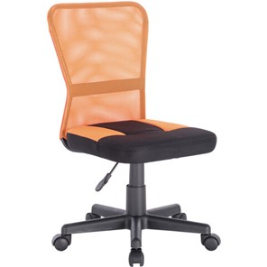Кресло компьютерное Brabix Smart MG-313 (без подлокотников, комбинированное, черное/оранжевое) 531844 в Нальчике