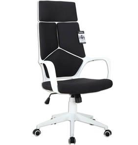 Кресло офисное Brabix Premium Prime EX-515 (пластик белый, ткань, черное) 531812 в Нальчике