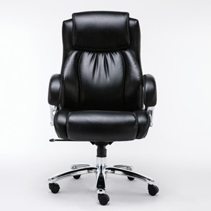 Компьютерное кресло Brabix Premium Status HD-003 (рециклированная кожа, хром, черное) 531821 в Нальчике - предосмотр