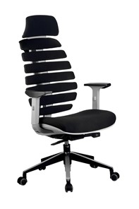 Кресло Riva Chair SHARK (Черный/серый) в Нальчике