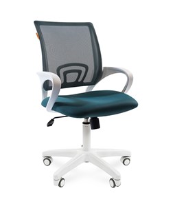Кресло офисное CHAIRMAN 696 white, ткань, цвет зеленый в Нальчике
