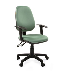 Кресло компьютерное CHAIRMAN 661 Ткань стандарт 15-158 зеленая в Нальчике - предосмотр