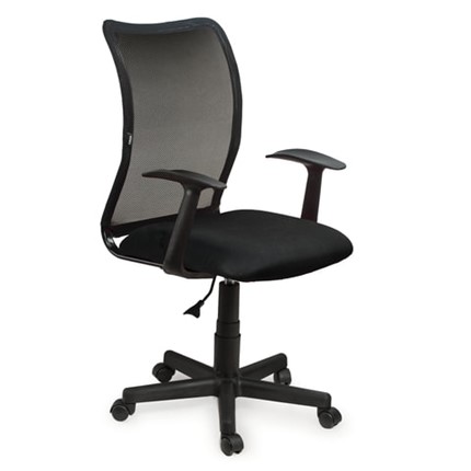 Офисное кресло Brabix Spring MG-307 (с подлокотниками, черное TW) в Нальчике - изображение