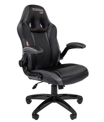 Кресло CHAIRMAN GAME 15, цвет черный / серый в Нальчике - изображение