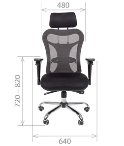 Компьютерное кресло CHAIRMAN 769, ткань TW 12, цвет черный в Нальчике - предосмотр 1