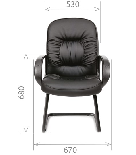 Офисное кресло CHAIRMAN 416V экокожа черная в Нальчике - изображение 1