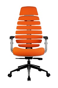 Офисное кресло Riva Chair SHARK (Оранжевый/серый) в Нальчике - предосмотр 1