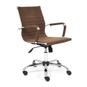 Компьютерное кресло URBAN-LOW флок, коричневый, арт.14446 в Нальчике