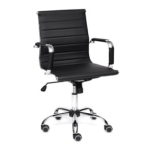 Кресло компьютерное URBAN-LOW кож/зам, черный, арт.14460 в Нальчике