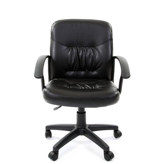 Офисное кресло CHAIRMAN 651 ЭКО черное в Нальчике - изображение 1