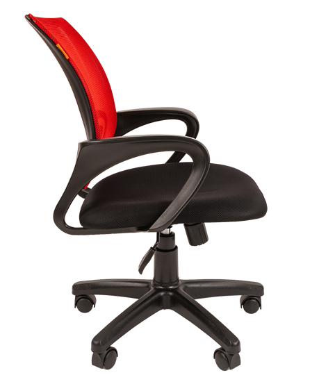 Кресло CHAIRMAN 696 black Сетчатый акрил DW69 красный в Нальчике - изображение 1
