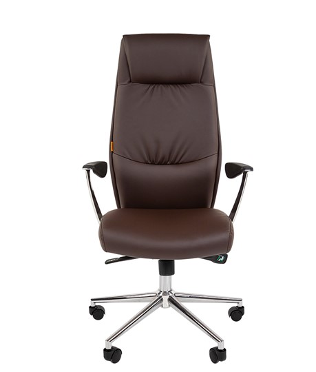 Кресло офисное CHAIRMAN Vista Экокожа премиум коричневая (vista) в Нальчике - изображение 3