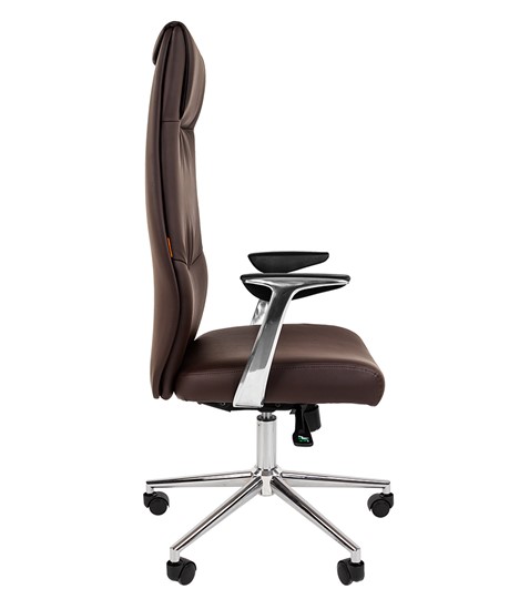 Кресло офисное CHAIRMAN Vista Экокожа премиум коричневая (vista) в Нальчике - изображение 4