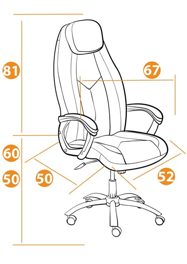 Компьютерное кресло BOSS Lux, кож/зам, черный, арт.21151 в Нальчике - изображение 13