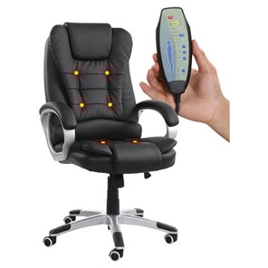 Компьютерное кресло BRABIX "Comfort MS-003", 6 массажных модулей, экокожа, черное, 532521 в Нальчике