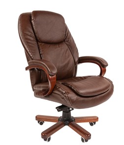 Кресло компьютерное CHAIRMAN 408, коричневый в Нальчике - предосмотр