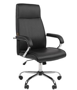 Компьютерное кресло CHAIRMAN 425 экокожа черная в Нальчике - предосмотр