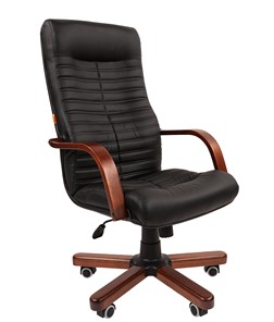 Кресло компьютерное CHAIRMAN 480 WD, экокожа, цвет черный в Нальчике