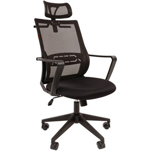 Компьютерное кресло CHAIRMAN 545 сетка/ткань черный в Нальчике