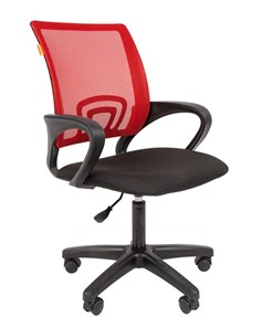 Кресло офисное CHAIRMAN 696 black LT, красное в Нальчике - предосмотр