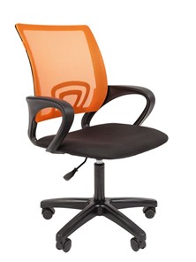 Компьютерное кресло CHAIRMAN 696 black LT, оранжевый в Нальчике