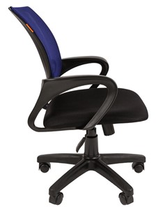 Компьютерное кресло CHAIRMAN 696 black Сетчатый акрил DW61 синий в Нальчике - предосмотр 2