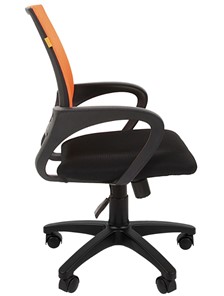 Компьютерное кресло CHAIRMAN 696 black Сетчатый акрил DW66 оранжевый в Нальчике - предосмотр 5