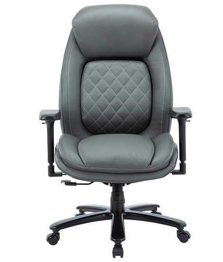Офисное кресло CHAIRMAN CH403, серый, эко кожа в Нальчике - изображение 1