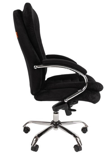 Офисное кресло CHAIRMAN HOME 795, велюр черный в Нальчике - изображение 4