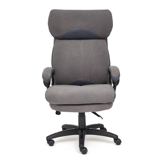 Офисное кресло DUKE флок/ткань, серый/серый, 29/TW-12 арт.14039 в Нальчике - изображение 1