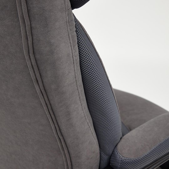 Офисное кресло DUKE флок/ткань, серый/серый, 29/TW-12 арт.14039 в Нальчике - изображение 17