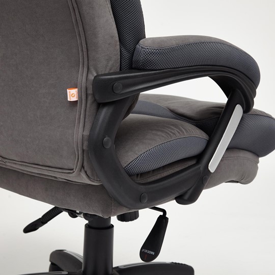 Офисное кресло DUKE флок/ткань, серый/серый, 29/TW-12 арт.14039 в Нальчике - изображение 19