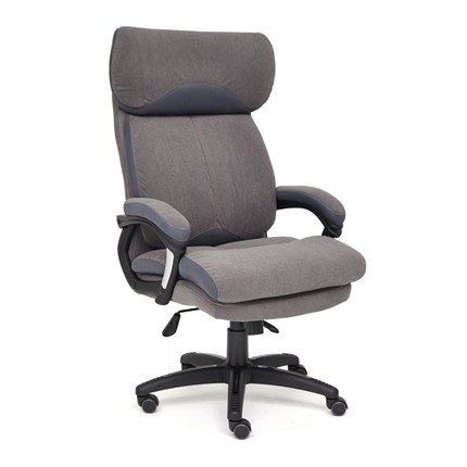 Офисное кресло DUKE флок/ткань, серый/серый, 29/TW-12 арт.14039 в Нальчике - изображение