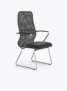 Кресло офисное Ergolife Sit 8 B2-9K - X1+Extra (Св.серый-Черный) в Нальчике