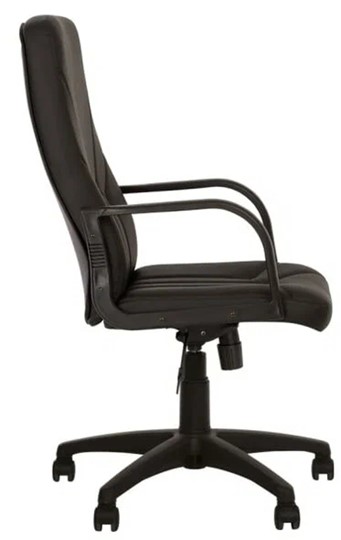 Кресло компьютерное MANAGER (PL64) экокожа ECO-30, черная в Нальчике - изображение 2