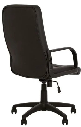 Кресло компьютерное MANAGER (PL64) экокожа ECO-30, черная в Нальчике - изображение 3