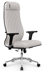 Кресло офисное Мetta L 1m 40M/2D Infinity Easy Clean (MPES) топган OMS, нижняя часть 17853 белый в Нальчике