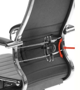 Офисное кресло Мetta L 1m 46/2D Infinity Easy Clean (MPES) топган, нижняя часть 17833 белый в Нальчике - предосмотр 2