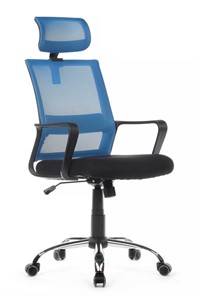 Офисное кресло RCH 1029HB, черный/синий в Нальчике