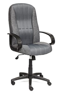 Офисное кресло СН833 ткань/сетка, серая/серая, арт.10327 в Нальчике